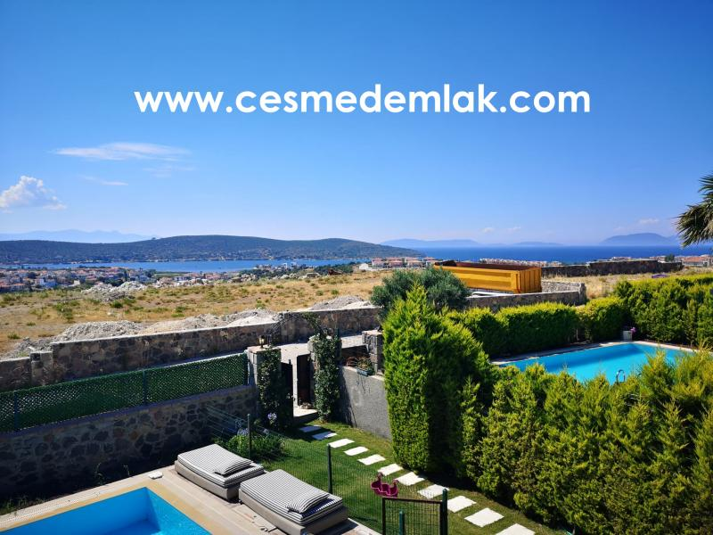 DENİZ MANZARALI Müstakil Havuzlu 3 +1 yeni Villa Eylül teslim