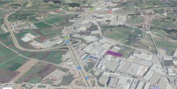 DijitalEmlak'tan DOSAB'da 14.000 m2 Kapatılabilen Satılık 9.500 m2 Sanayi İmarlı Arsa.