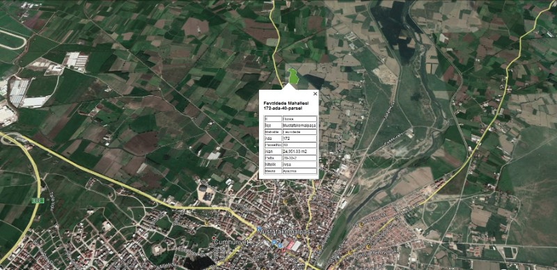 DijitalEmlak tan Mustafakemalpaşa Fevzidede de Ruhsat ve Projesi Hazır Çiftlik İmarlı Satılık 25 Dönüm Arazi.