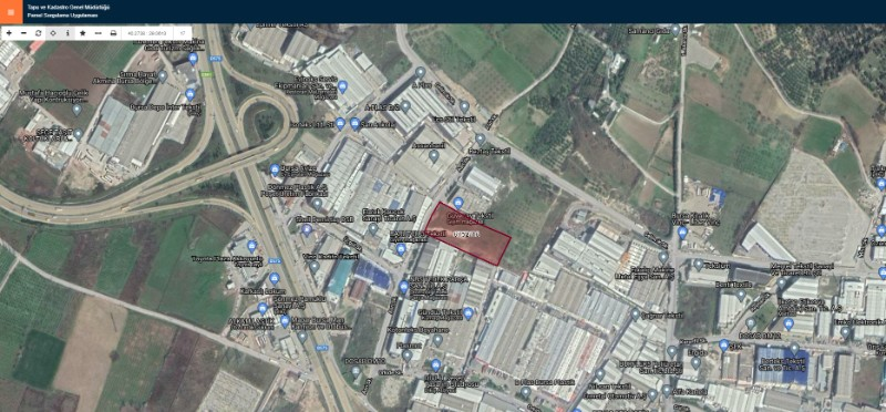 DijitalEmlak'tan DOSAB'da 14.000 m2 Kapatılabilen Satılık 9.500 m2 Sanayi İmarlı Arsa.