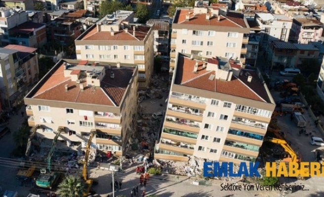 DASK deprem bölgesi İzmir'de hasar tespitlerine başladı.