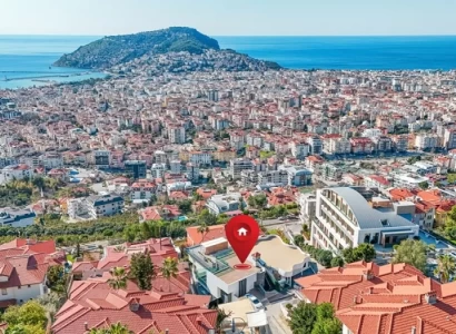 Vakker og romslig 3+1 villa i Alanya