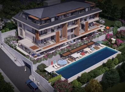 Wohnungen mit Meerblick in Bektas