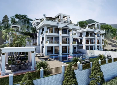 Luksusvilla med panoramautsikt Alanya