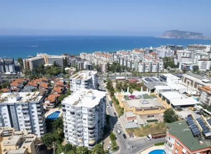 Tosmur’da Eşyalı Deniz Manzaralı Daire