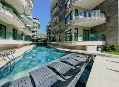 Alanya Merkezde Lüks Yeni Daire