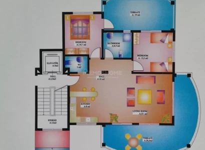 Demirtaş’ta Denize Sıfır Daire