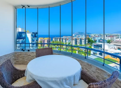 Tosmur’da Eşyalı Deniz Manzaralı Daire