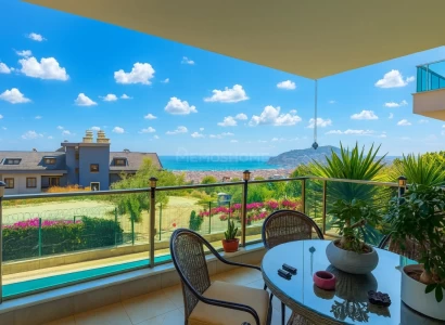 Роскошный Садовый Дуплекс Кючюкхасбахче