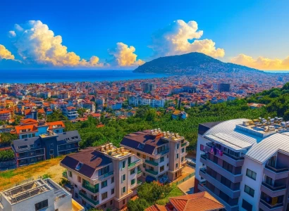 Роскошный Садовый Дуплекс Кючюкхасбахче