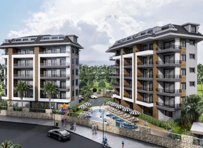 Tosmur’da Modern 1+1 Daire