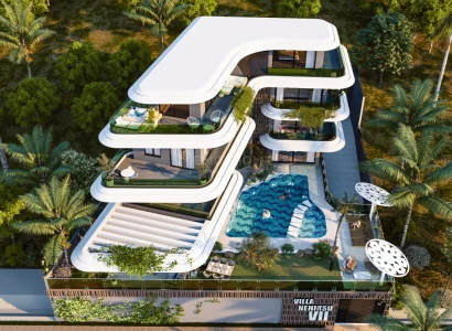 Nehirsu Panoramik Deniz Manzaralı Villa