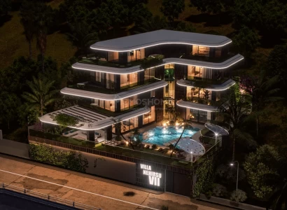 Nehirsu Panoramik Deniz Manzaralı Villa