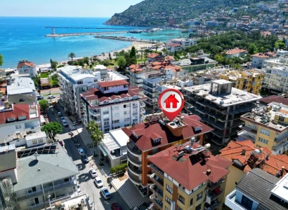 Center 3+1 Duplex Sea View Apartment