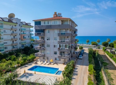 Kestel Gemeubileerd 1+1 Appartement Zeezicht