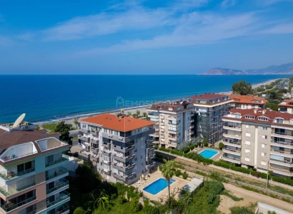 Kestel Gemeubileerd 1+1 Appartement Zeezicht