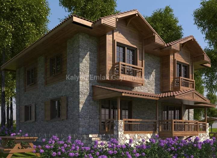 Trabzon Ortahisar'da Özel Bahçeli Müstakil Taş Villalar