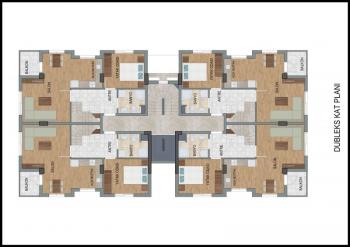 3-спальная квартира класса люкс на продажу в Коньяалты Лиман