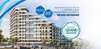 Topraktan Daire | Grand Rezidans Projesi | BAŞAKŞEHİR | İSTANBUL |  Satılık Daire
