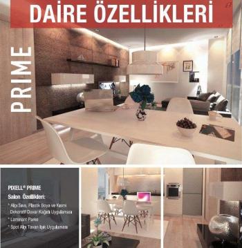Topraktan Daire | Pixell Prime Projesi | KAĞITHANE | İSTANBUL | 24 Satılık Daire