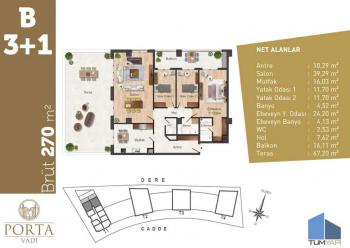 Topraktan Daire | Porta Vadi Projesi | KAĞITHANE | İSTANBUL | 76 Satılık Daire