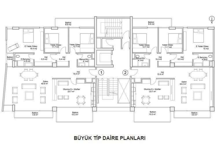 Topraktan Daire | Akçura Konutları Projesi | SEYHAN | ADANA | 52 Satılık Daire