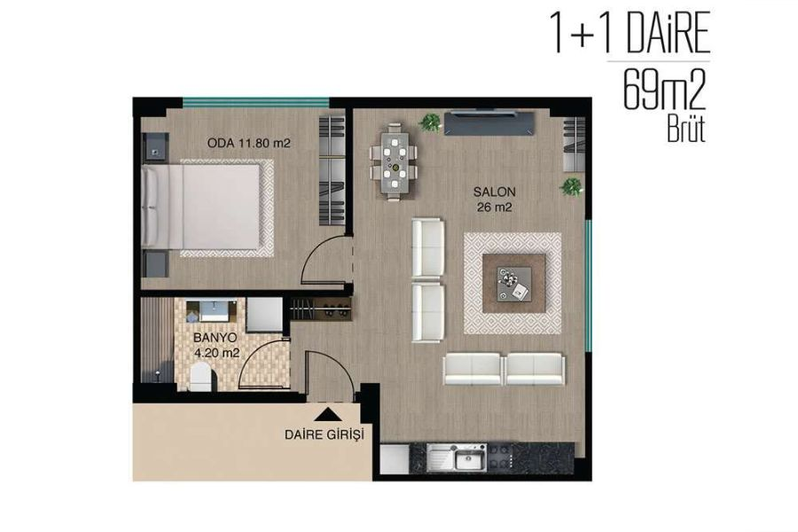 Topraktan Daire | Gelecek Realist Projesi | TUZLA | İSTANBUL | 134 Satılık Daire