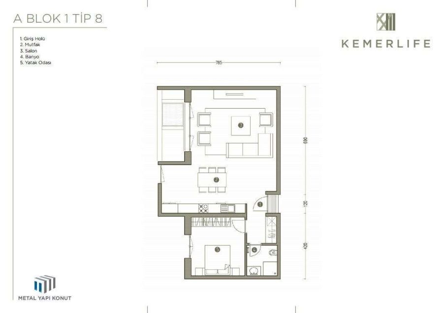 Topraktan Daire | Kemerlife 23 Projesi | EYÜP | İSTANBUL | 168 Satılık Daire