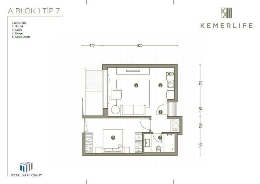 Topraktan Daire | Kemerlife 23 Projesi | EYÜP | İSTANBUL | 168 Satılık Daire