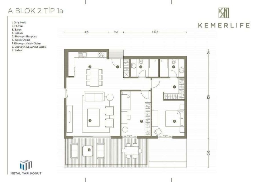 Topraktan Daire | Kemerlife 23 Projesi | EYÜP | İSTANBUL | 168 Satılık Daire