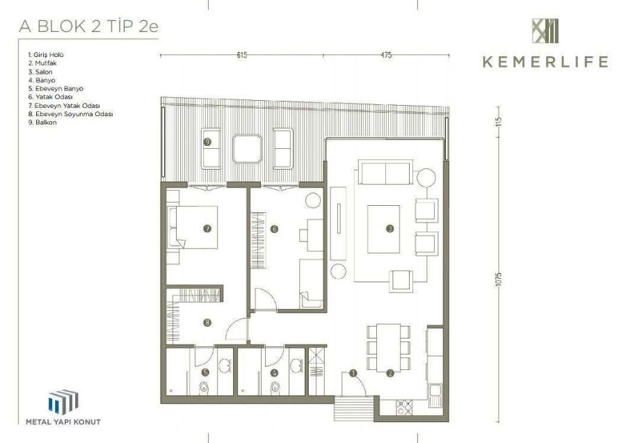 Topraktan Daire | Kemerlife 23 Projesi | EYÜP | İSTANBUL | 168 Satılık Daire