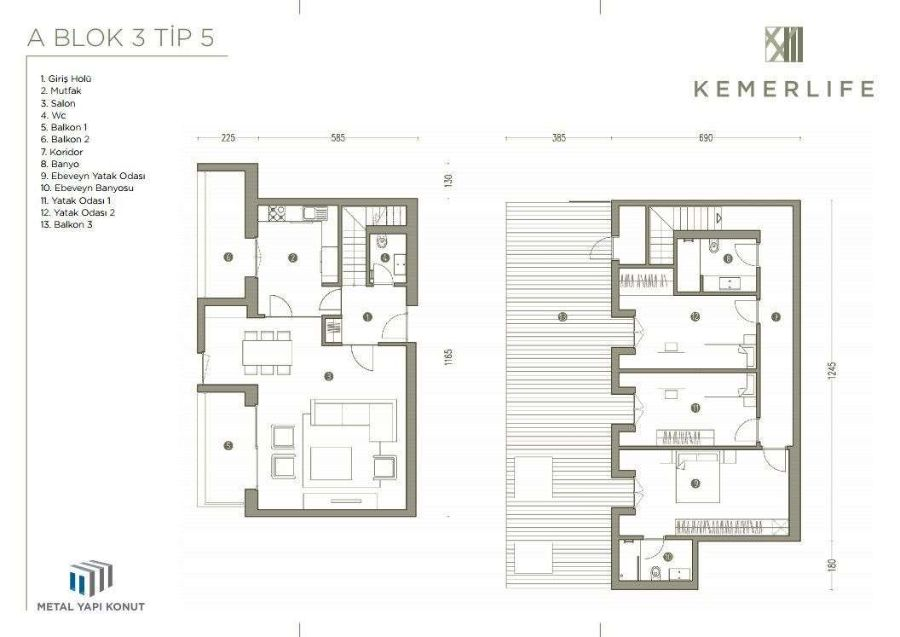 Topraktan Daire | Kemerlife 23 Projesi | EYÜP | İSTANBUL | 168 Satılık Daire