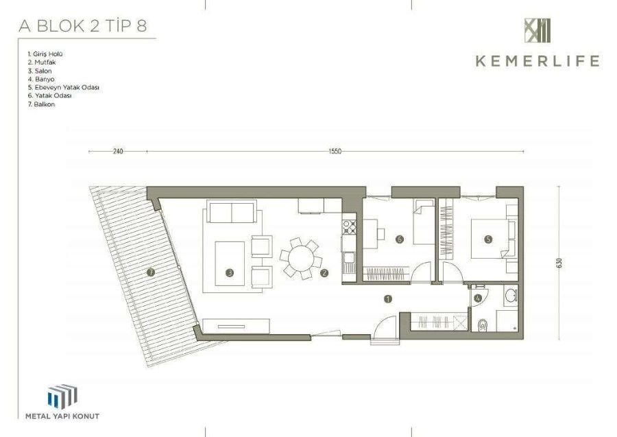 Topraktan Daire | Kemerlife 23 Projesi | EYÜP | İSTANBUL | 168 Satılık Daire