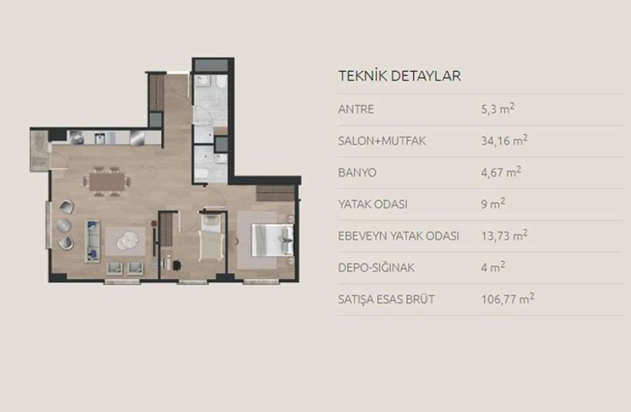Topraktan Daire | Talatpaşa34 Apartments Projesi | KAĞITHANE | İSTANBUL | 84 Satılık Daire