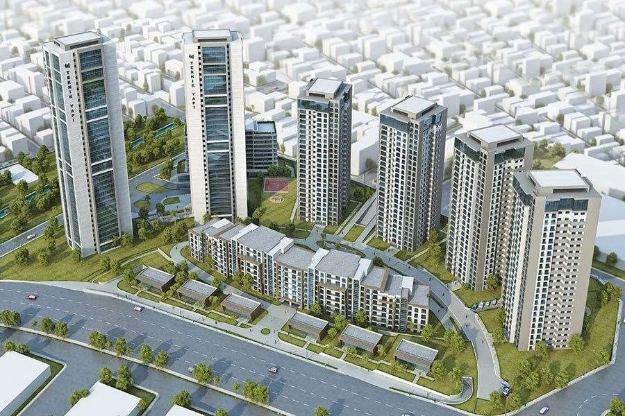 Topraktan Daire | Teknik Yapı Metropark Towers Projesi | KÜÇÜKÇEKMECE | İSTANBUL | 592 Satılık Daire