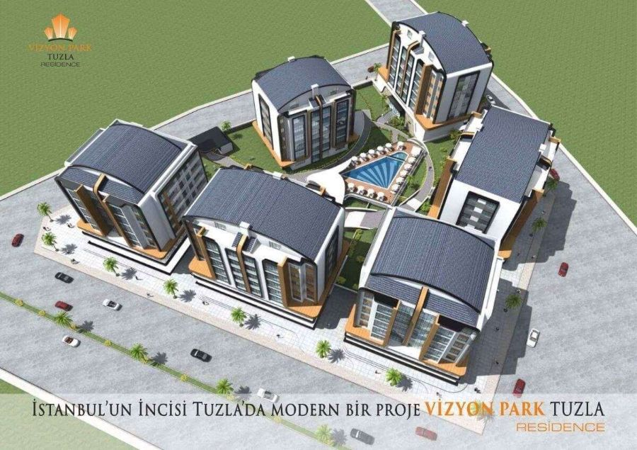 Topraktan Daire | Vizyon Park Tuzla Residence Projesi | TUZLA | İSTANBUL | 144 Satılık Daire