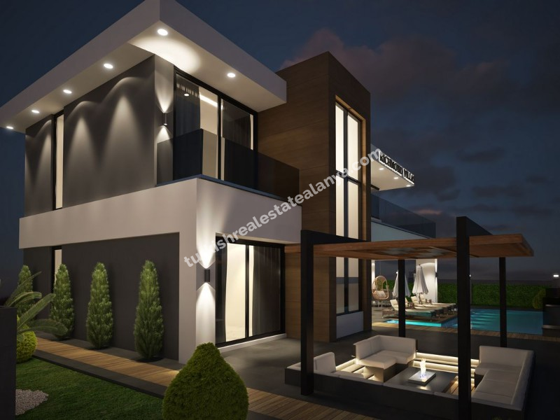 3+1  villa for sale Alanya Turkey- 3+1 villa for sale Kargıcak  TYPE 1 