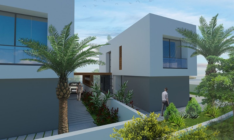 Kıbrıs Girne Çatalköy'de Denize Yakın 4+1 Geniş Bahçeli Lüks Dubleks Villa