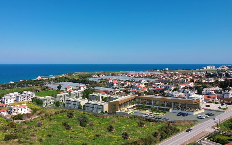 Kıbrıs Girne Alsancak Merkezde Plajlar Bölgesinde 2+1 Lüks Dubleks Villa Projesi