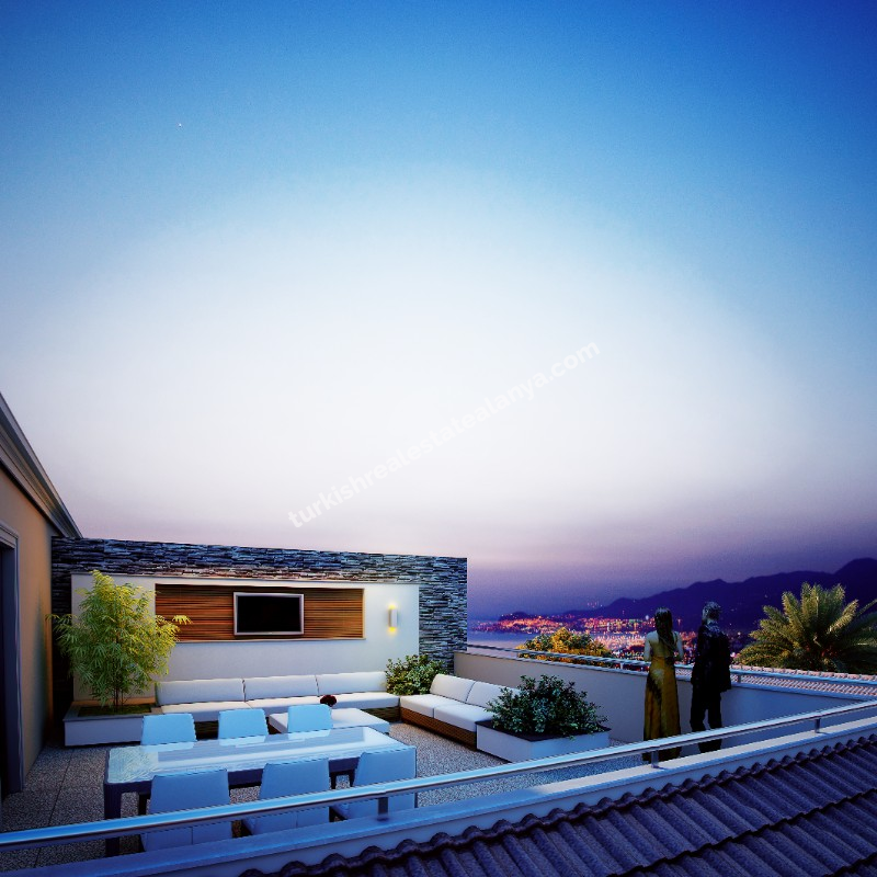 3+1 SEMİ DETACHED VİLLAS FOR SALE IN ALANYA