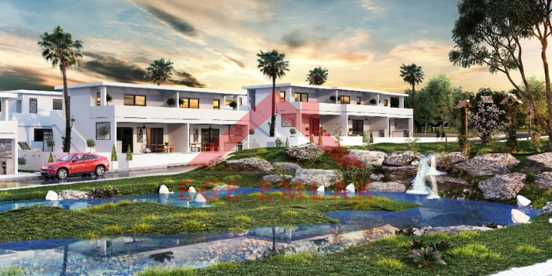 Didim'de Satılık Villa Projesi Ruhsatı Çıkmış İnşaata Hazır Havuzlu Villalar