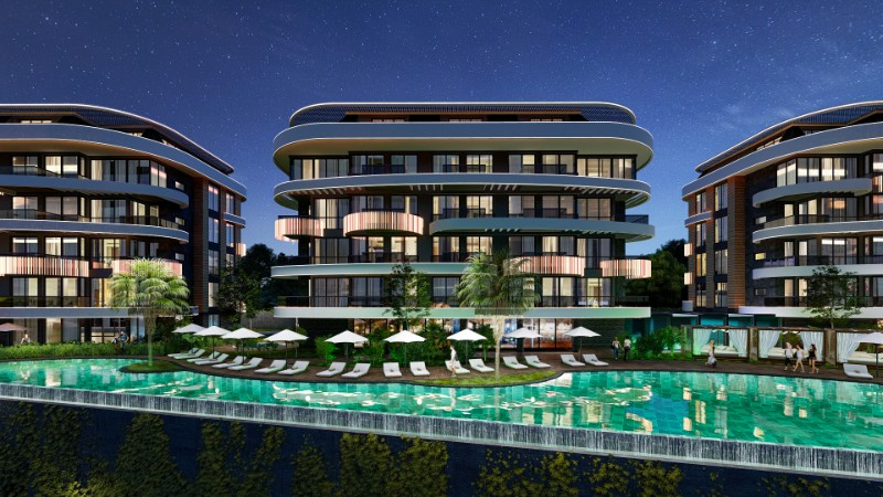 Masterfully Designed and built luxury Apartments In Alanya Kestel (1+1, 2+1, 3+1, Penthouse)