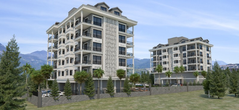 Apartments for your every need for quality living in Alanya Kargicak. (1+1, 2+1, 3+1, Penthouse Duplexes)