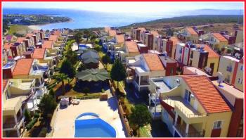 DİDİM GOLDEN BEACH SİTESİNDE SATILIK VİLLA DENİZ MANZARALI