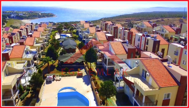 DİDİM GOLDEN BEACH SİTESİNDE SATILIK VİLLA DENİZ MANZARALI