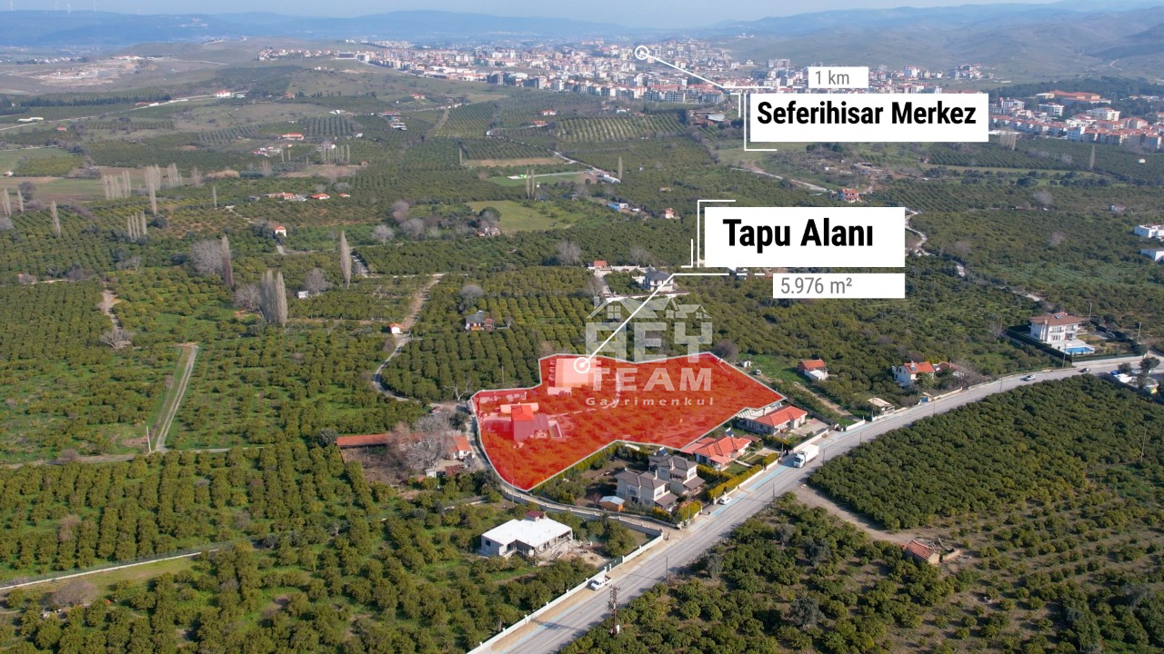 Seferihisar Sığacık'ta Çiftlik Arazisi ve Butik Otel İşletmesi