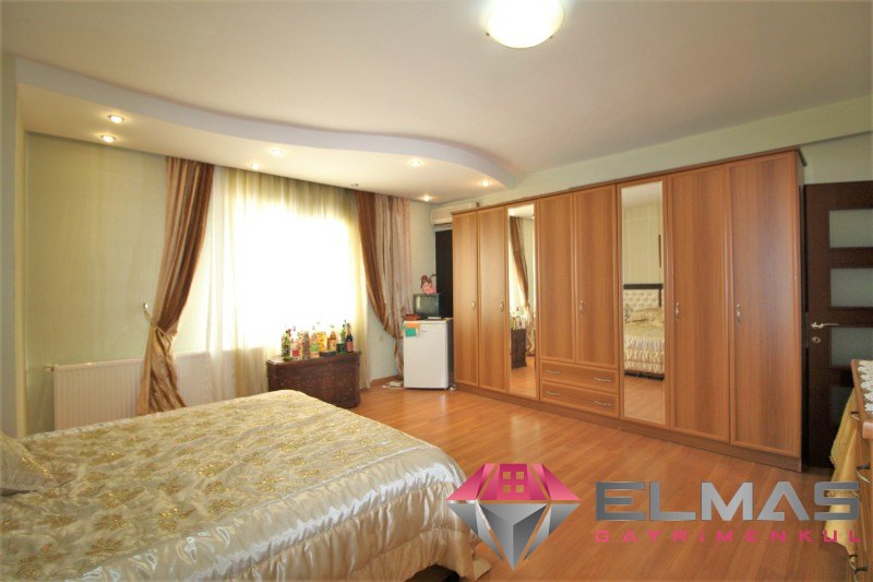 Elmas'tan Dev Metraj Full Eşyalı Deniz Manzaralı 4+1 !