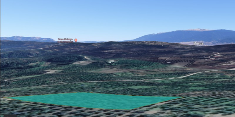 DijitalEmlak tan Mudanya Yörükali'de Satılık 8.650 m2 Deniz manzaralı Satılık Arazi.