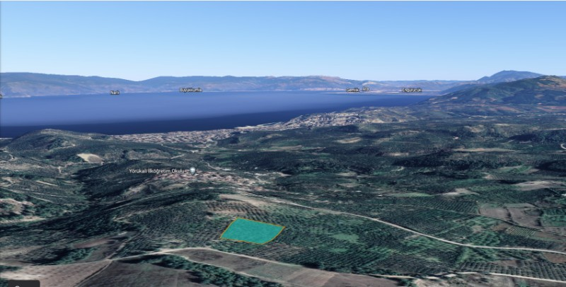 DijitalEmlak tan Mudanya Yörükali'de Satılık 8.650 m2 Deniz manzaralı Satılık Arazi.