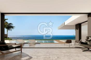 Kıbrıs Girne Esentepe'de Satılık Özel Tasarım Deniz Manzaralı 5+1 Villa
